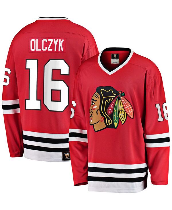 ファナティクス メンズ トップス シャツ ジャージー Fanatics Men's Chicago Blackhawks Premier Breakaway Retired Player Jersey - Eddie Olczyk Red レッド|ReVida 店