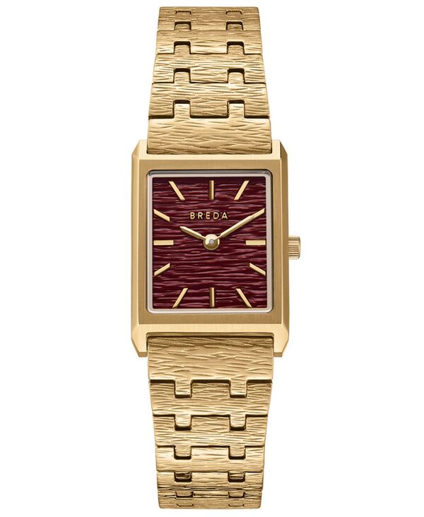 ブレダ レディース アクセサリー 腕時計 Tシャツ BREDA Women's 'Virgil Revival' Gold Stainlessteel Bracelet Watch 20mm DeepGold/Umber ゴールド｜ReVida 店 36,270円