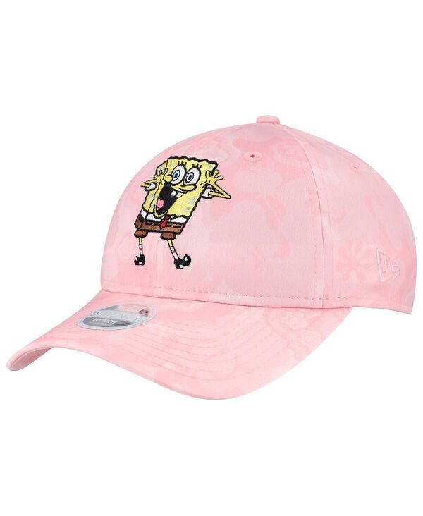 ニューエラ レディース アクセサリー 帽子 パンツ New Era Women's Light Pink SpongeBob SquarePants Adjustable Hat Light Pink ピンク｜ReVida 店 9,926円
