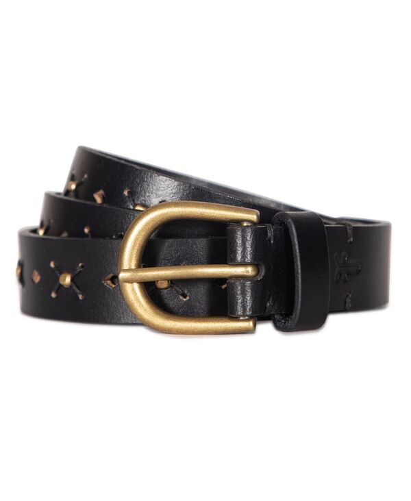 フライ レディース アクセサリー ベルト Frye Women's Beaded Perf Belt Black ブラック