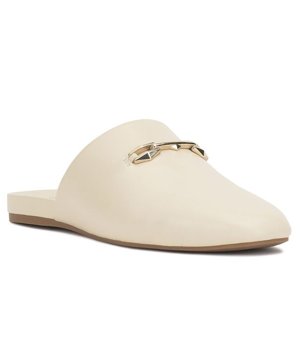 ヴィンスカムート レディース シューズ パンプス Vince Camuto Women's Macassie Slip-On Mules Creamy White Leather ホワイト