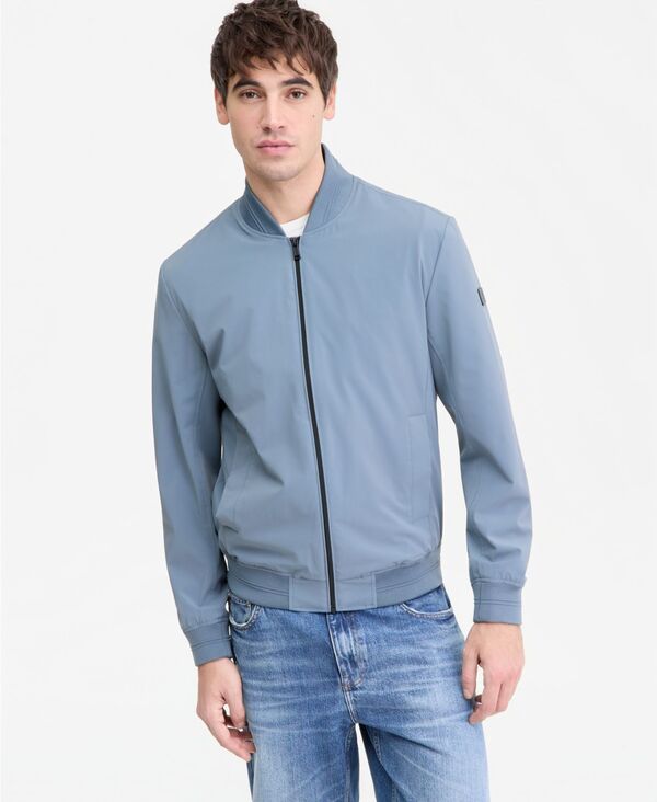 ゲス メンズ アウター ジャケット・ブルゾン GUESS Men's Packable Stretch Bomber Jacket Sea Blue ブルー
