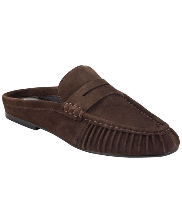 マーク・フィッシャー レディース シューズ パンプス ローファー Marc Fisher LTD Women's Jaynie Slip-On Mule Loafers Dark Brown Suede ブラウン