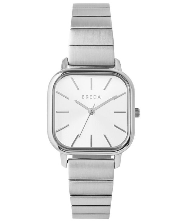 ブレダ レディース アクセサリー 腕時計 Tシャツ BREDA Women's 'Esther' 1735c Silver Stainlessteel Bracelet Watch 26mm Silver/Ivory アイボリー 28,470円