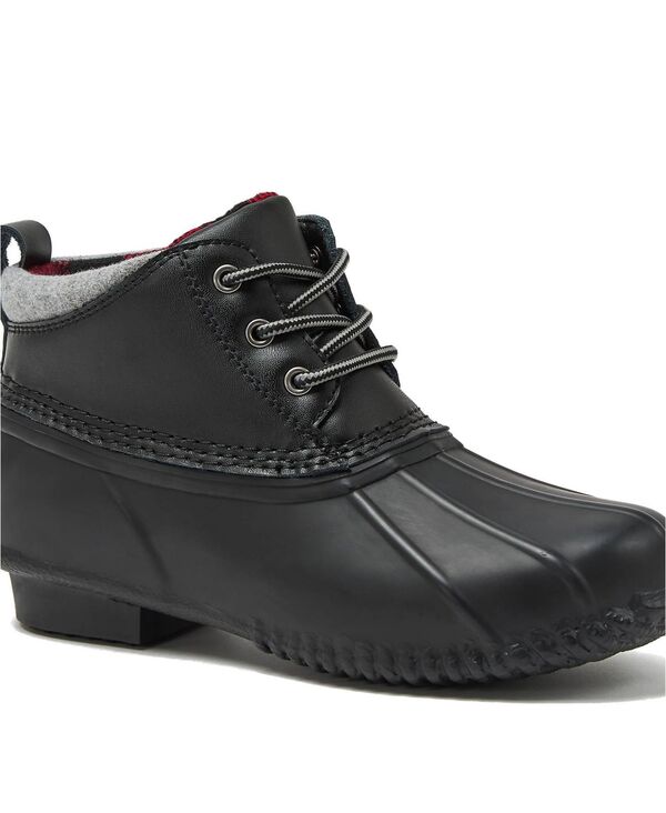 ランズエンド レディース シューズ ブーツ・レインブーツ アンクル Lands' End Women's Waterproof Ankle Duck Boots Black ブラック