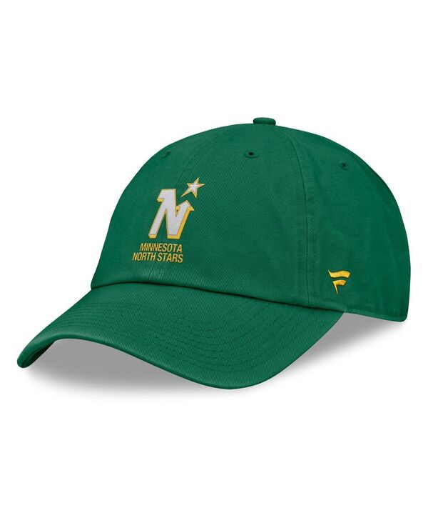 ファナティクス メンズ アクセサリー 帽子 Fanatics Men's Kelly Green Minnesota North Stars Decades Collection Adjustable Hat Kelly Green グリーン
