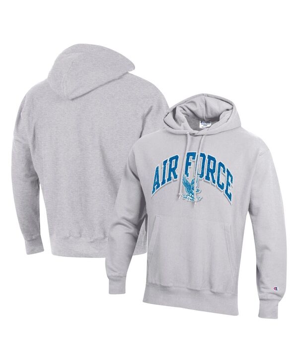 チャンピオン メンズ アウター パーカー・スウェット Champion Men's Gray Air Force Falcons Vault Late Night Reverse Weave Pullover Hoodie Gray グレー