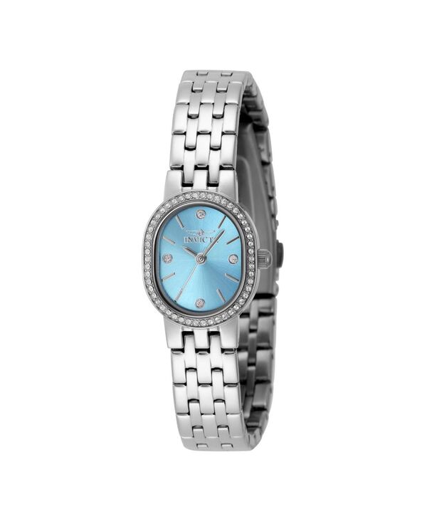 インビクタ レディース アクセサリー 腕時計 Invicta Women's 49073 Angel Quartz PC21J Light Blue Silver Dial Watch Silver シルバー