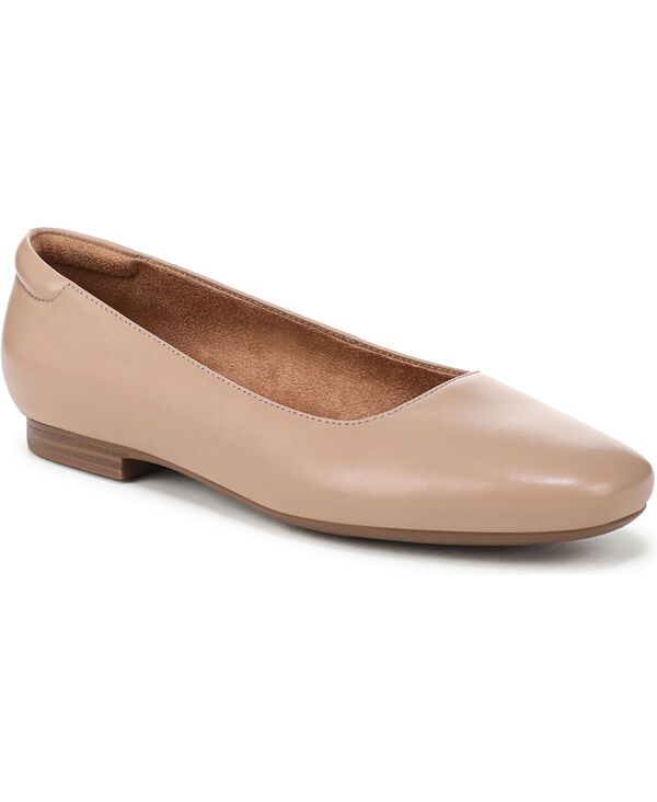 ナチュライザー レディース シューズ パンプス Naturalizer Women's Kelly-Ballet Square Toe Flats Crme Brulee Leather