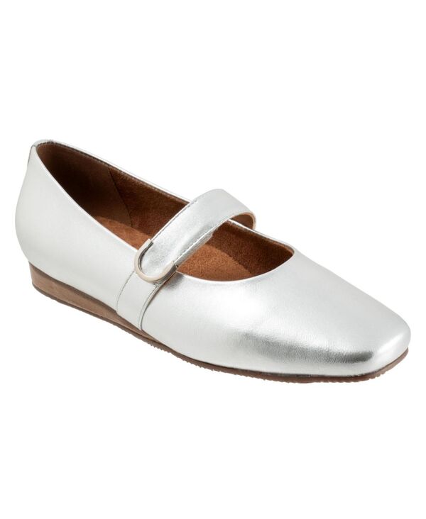 ソフトウォーク レディース シューズ パンプス SoftWalk Valdivia Flat Silver シルバー