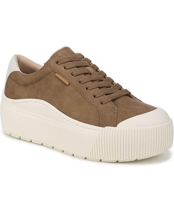 ドクター・ショール レディース シューズ スニーカー プラットフォーム Dr. Scholl's Women's Time Off Max Platform Sneakers Taupe Fabric トープ