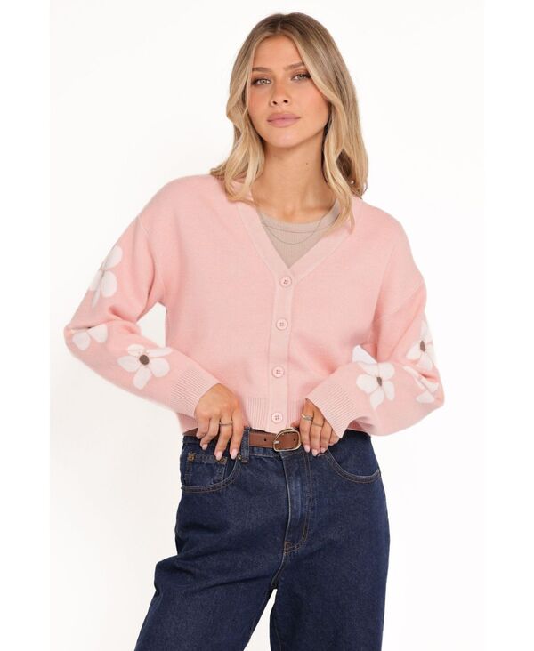 Petal and Pup レディース アウター ニット・セーター カーディガン Petal and Pup Women's Lantana Flower Sleeve Cardigan Pink ピンク