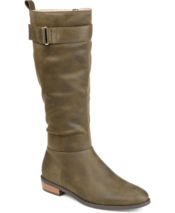 ジュルネ コレクション レディース シューズ ブーツ・レインブーツ トール Journee Collection Women's Lelanni Extra Wide Calf Tall Boots Green グリーン