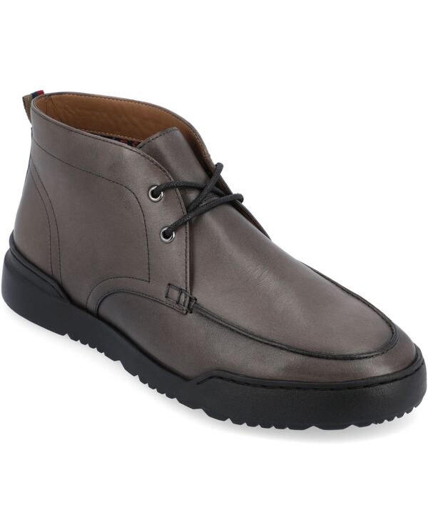 トーマスアンドバイン メンズ シューズ ブーツ・レインブーツ Thomas & Vine Men's Banks Moc Toe Chukka Boots Charcoal チャコール