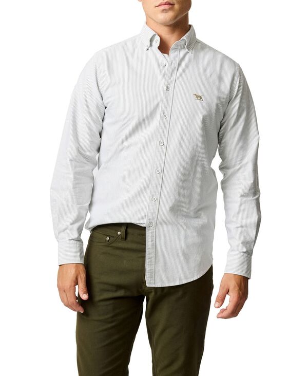 ロッドアンドグン メンズ トップス シャツ オックスフォード Rodd & Gunn Men's Gunn Oxford Stripe Long Sleeve Sports Fit Shirt Khaki カーキ 27,216円