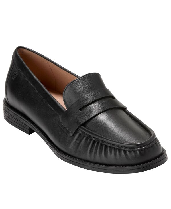 電話を掛けるハーン レディース シューズ パンプス 置き目毛革 Cole Haan Women\u0027stassi Soft Loafers Black Leather 黒いこと