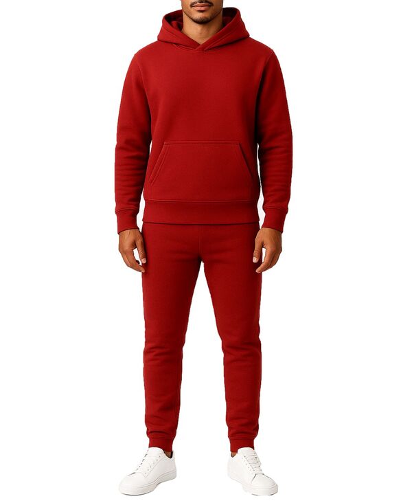 ギャラクシーバイハルビック メンズ アウター パーカー・スウェット パンツ スウェットパンツ Galaxy By Harvic Men's Pull-On Hoodie and Sweatpants 2-Piece Set Brick