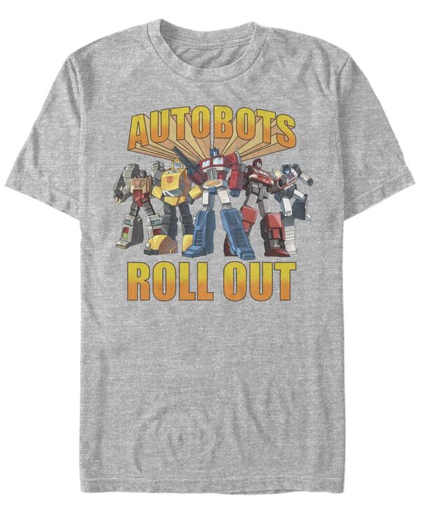 フィフスサン メンズ トップス Tシャツ Fifth Sun Men's Transformer Autobots Rollout Short Sleeve T-shirt Athletic Heather ヘザー