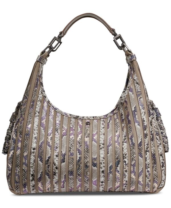 ダナ キャラン ニューヨーク レディース バッグ Donna Karanew York Bellerose Python Hobo Python