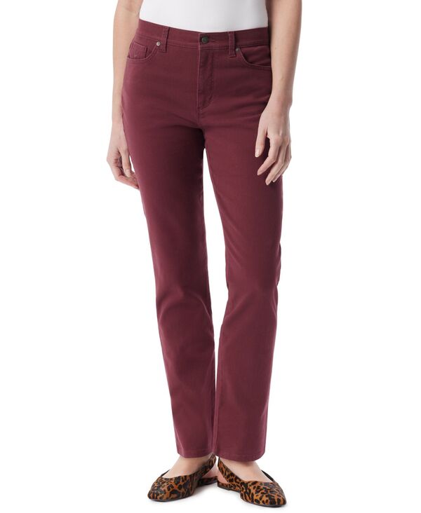 グロリアバンデービルト レディース ボトムス カジュアルパンツ Gloria Vanderbilt Women's Amanda Cord Casual Pants Burgundy バーガンディ
