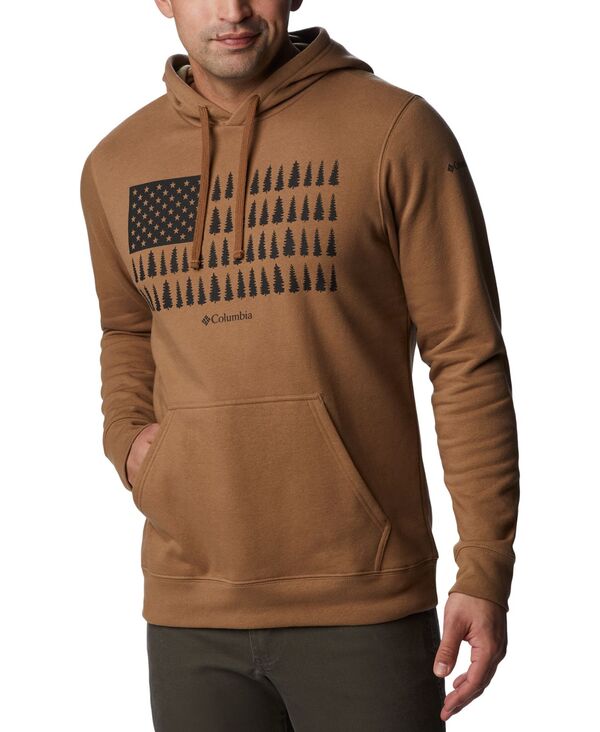 コロンビア メンズ アウター パーカー・スウェット グラフィック Columbia Men's Trek Graphic Hoodie Delta Treeline Flagraphic