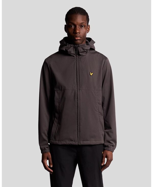 ライルアンドスコット メンズ アウター ジャケット・ブルゾン Lyle & Scott Men'sports Windbreaker Full Zip Jacket Granite