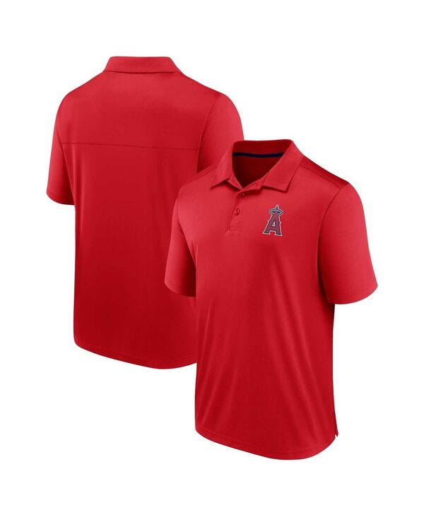 ファナティクス メンズ トップス ポロシャツ ダウン Fanatics Men's Red Los Angeles Angels Hands Down Polo Shirt Red レッド