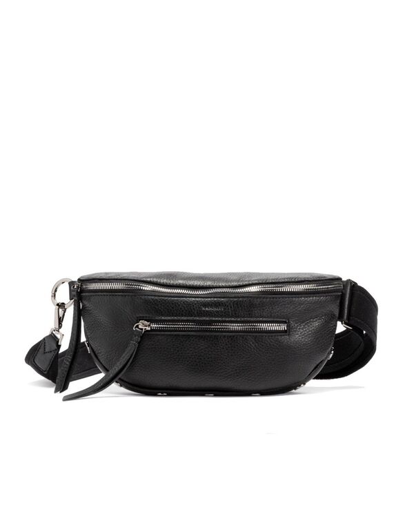 ハミット レディース 御徒面子 Hammitt Charles Medium Crossbody Belt Bag Black Gunmetal 黒いこと