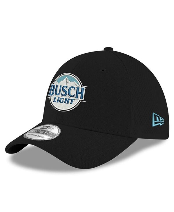 ニューエラ メンズ アクセサリー 帽子 New Era Men's Black Ross Chastain Busch Light 39THIRTY Flex Hat Black Royal ブラック|ReVida 店