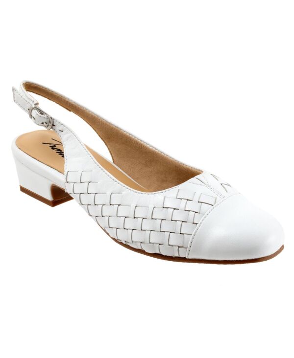 トロッターズ レディース シューズ パンプス Trotters Women\u0027s Dea Woven Pump White 白いこと レディース靴-パンプス