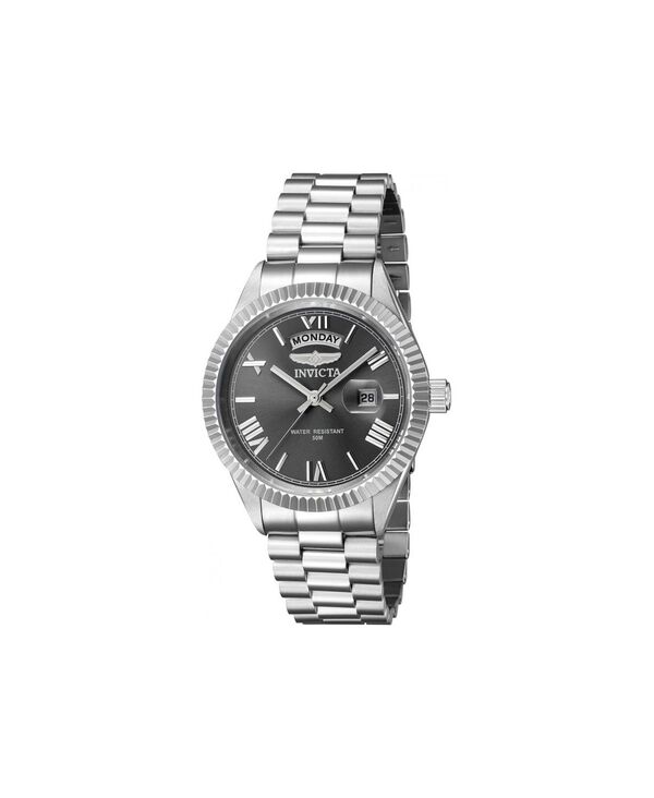インビクタ メンズ アクセサリー 腕時計 Invicta Men's 43937 Specialty Quartz 3 Hand Grey Dial Watch Stainlessteel グレー
