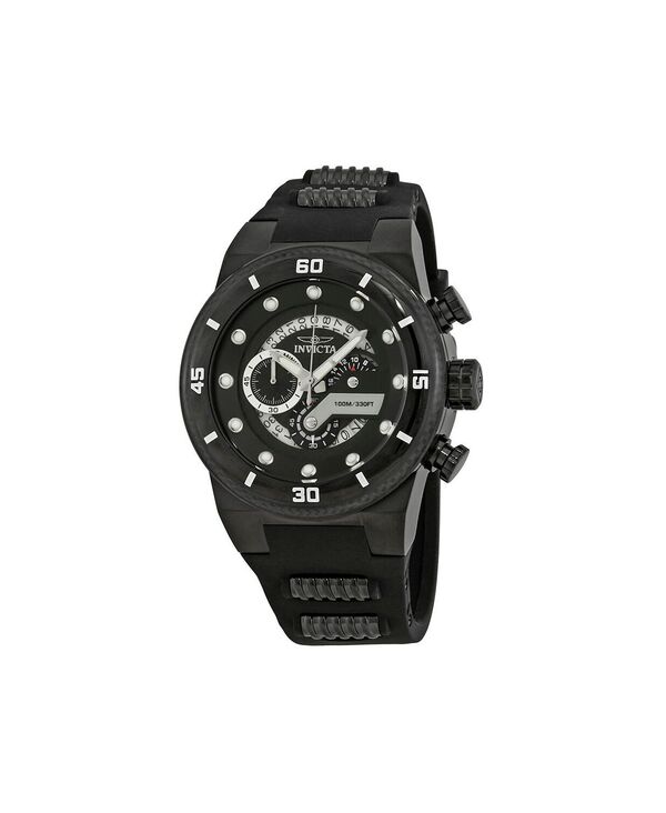 インビクタ メンズ アクセサリー 腕時計 Invicta Men 24228 S1 Rally Quartz Multifunction Black Dial Watch Black ブラック