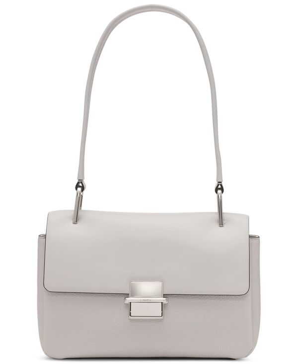 カルバンクライン レディース バッグ Calvin Klein Clove Push-Lock Shoulder Bag Dove Grey グレー｜ReVida 店