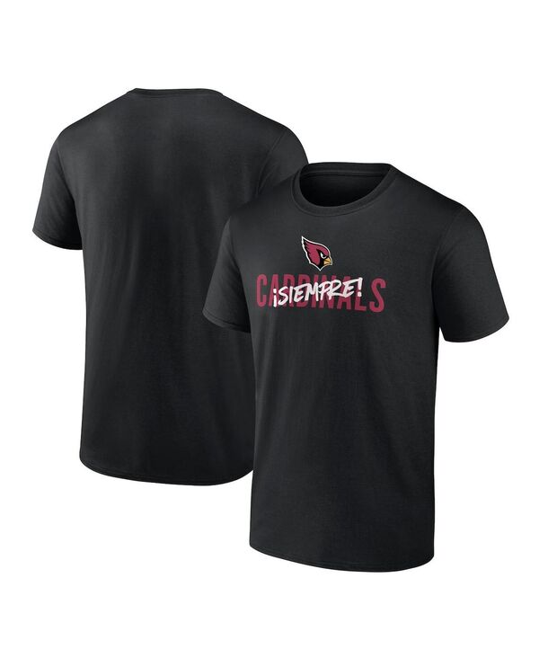 ファナティクス メンズ トップス Tシャツ Fanatics Men's Black Arizona Cardinalsiempre T-shirt Black ブラック