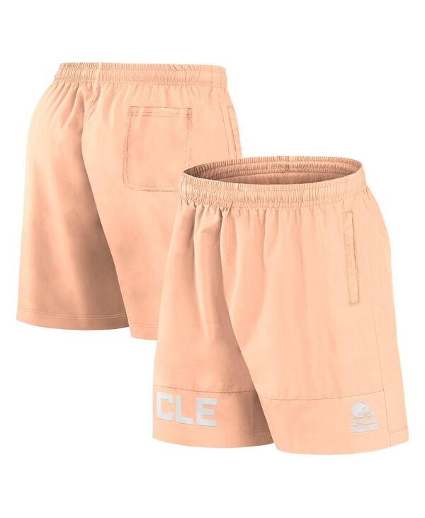 ファナティクス メンズ ボトムス 二分の一ズボン下・さる股引き 遊撃手ズボン下 Fanatics Men\u0027s Light Pink Cleveland Browns Elementshorts Light Pink サクラ色