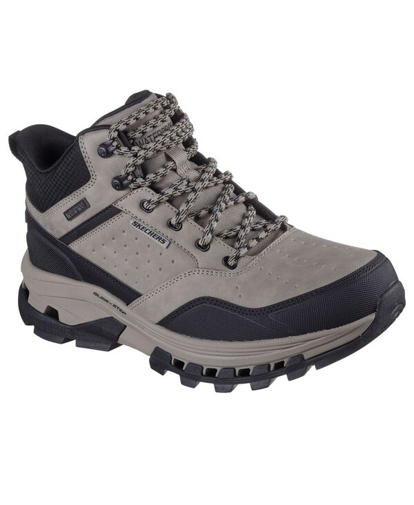 スケッチャーズ メンズ シューズ スニーカー リラックスフィット ブーツ Skechers Men'slip-Ins Waterproof Relaxed Fit: Glide-Step Randell - Brecken Hiking Boots from Finish Line Cement Black ブラック