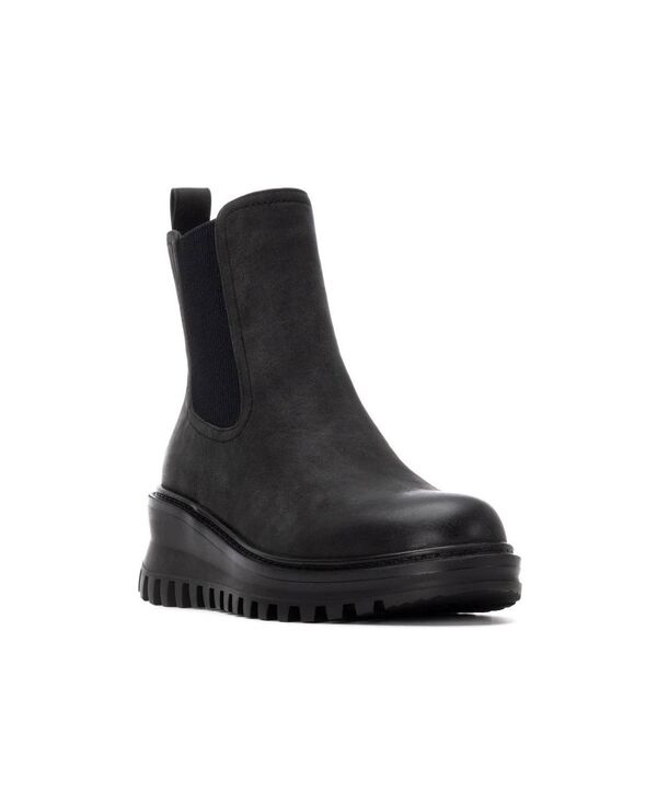 キシタイ レディース シューズ ブーツ・レインブーツ チェルシー XTI Women's Casual Chelsea Booties Refresh Collection Black ブラック