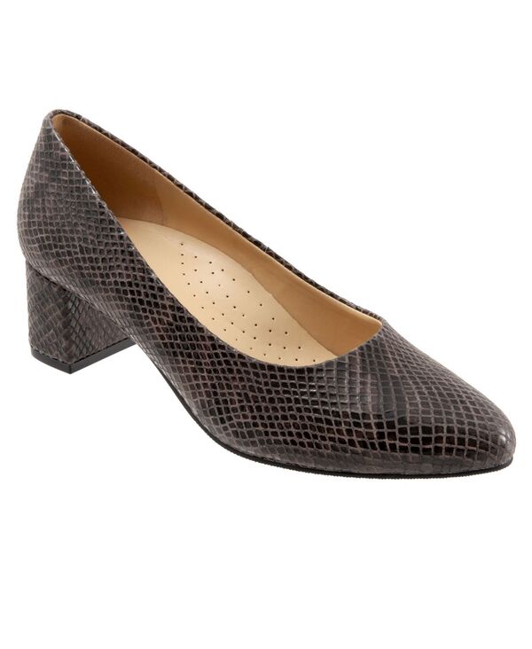 トロッターズ レディース シューズ パンプス Trotters Women's Kari Pumps Dark grey snake グレー