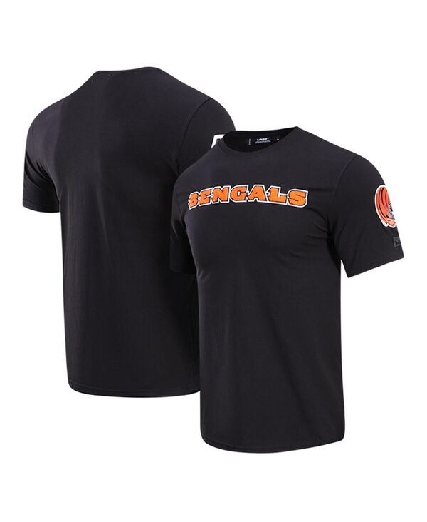 プロスタンダード メンズ トップス Tシャツ Pro Standard Men's Black Cincinnati Bengals Classichenille T-shirt Black ブラック