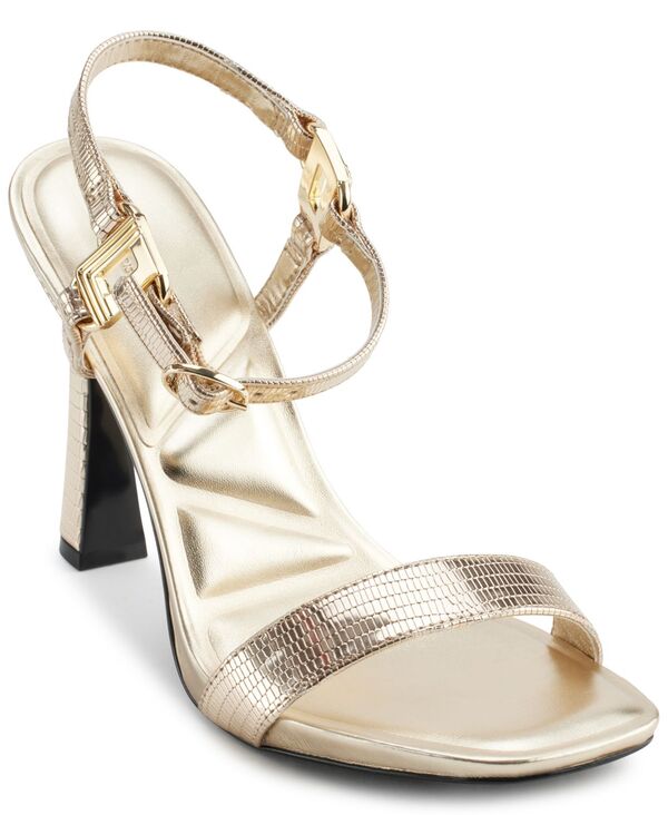 カール ラガーフェルド レディース シューズ サンダル KARLAGERFELD PARIS Women's Cybil Stiletto Dressandals Champagne シャンパン