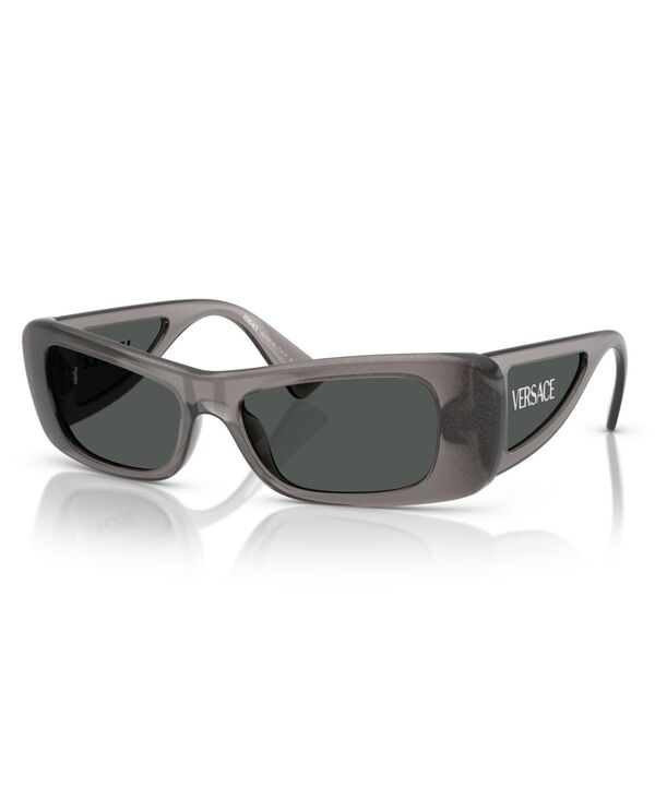 ヴェルサーチ レディース アクセサリー サングラス・アイウェア Versace Women'sunglasses VE4481 Grey Glitter Transparent グレー
