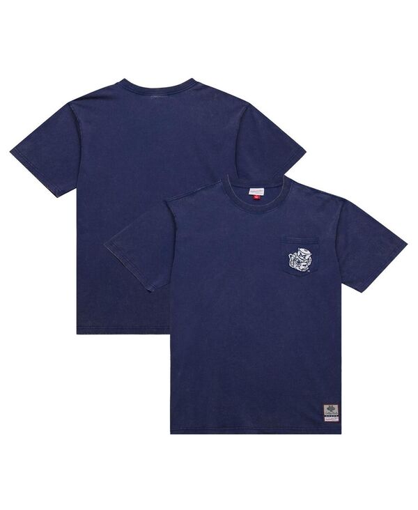 ミッチェル&ネス メンズ トップス Tシャツ トール Mitchell & Ness Men's Navy Michigan Wolverines Big Tall Fade Away Premium T-Shirt Navy ネイビー