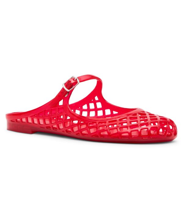 マッデンガール レディース シューズ パンプス Madden Girl Women'safron Caged Jelly Mary-Jane Slip-On Flats Red レッド 10,991円