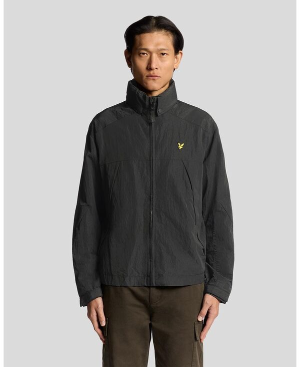ライルアンドスコット メンズ アウター 上衣・上衣 Lyle \u0026 Scott Men\u0027s Long Sleeve Fold Away Hood Jacket Black ice 黒いこと