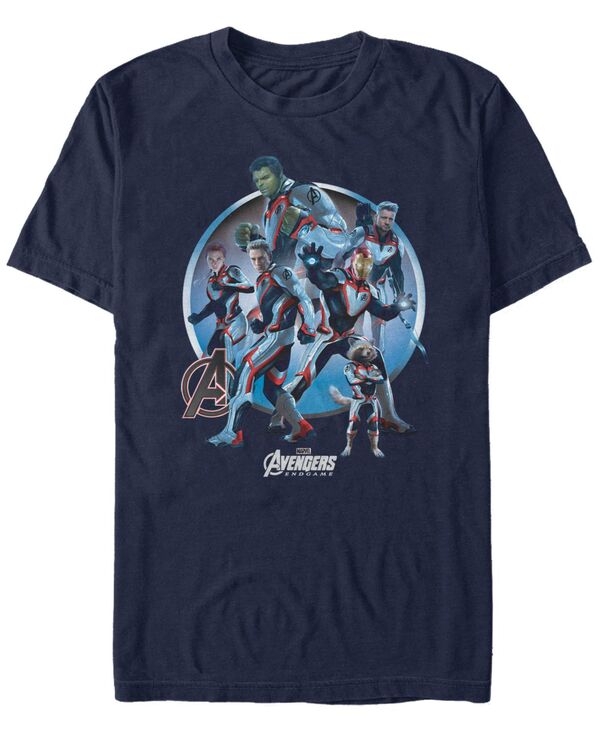 フィフスサン メンズ トップス Tシャツ Fifth Sun Marvel Men's Avengers Endgame New Suits Unite Short Sleeve T-Shirt Navy ネイビー