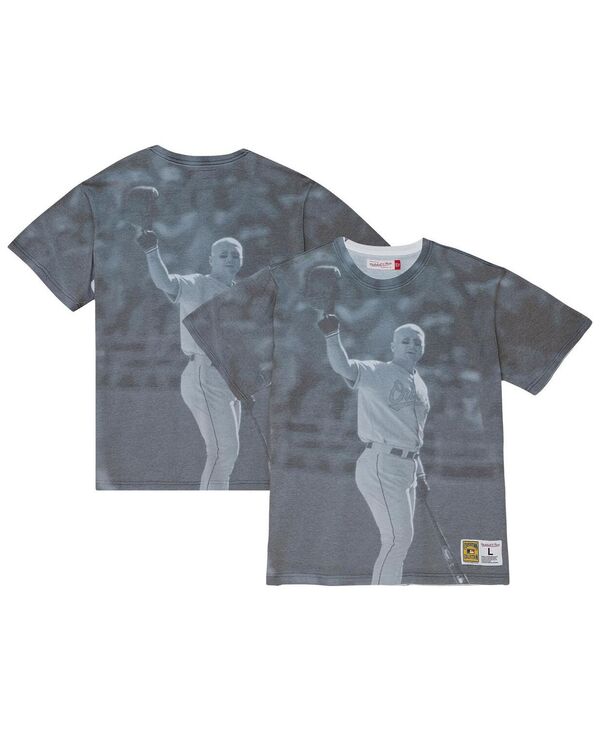 ミッチェル\u0026ネス メンズ トップス プルオーバー グラフィック Mitchell \u0026 Ness Men\u0027s キロカロリー Ripken Jr. Baltimore Orioles Cooperstown Collection Highlight Sublimated Player Graphic T-shirt White 白いこと
