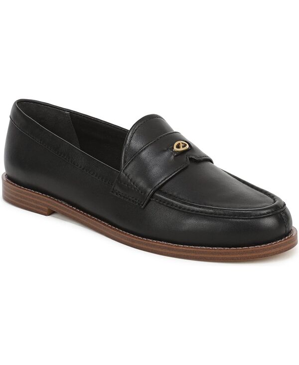 フランコサルト レディース シューズ パンプス ローファー Franco Sarto Women'stellan Pointed Toe Loafers Black Leather ブラック|ReVida 店