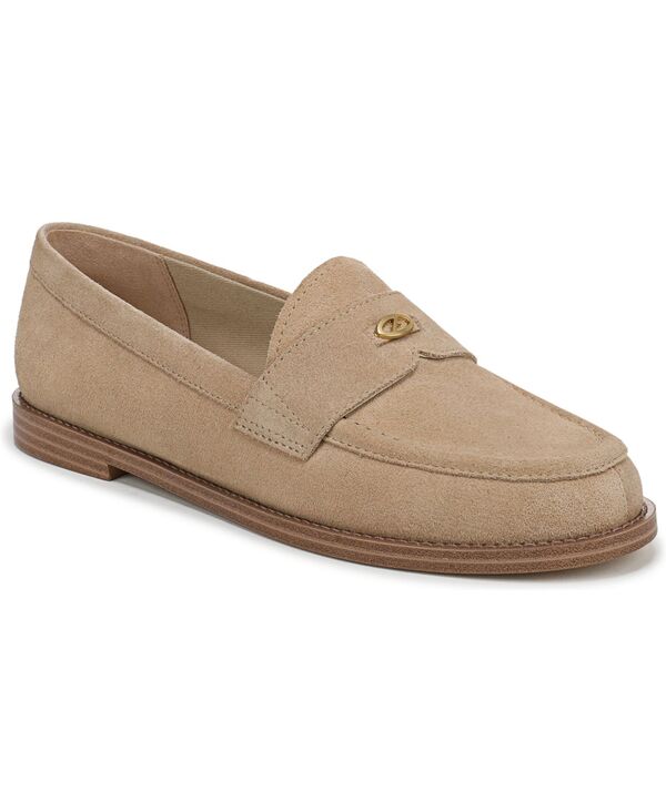フランコサルト レディース シューズ パンプス ローファー Franco Sarto Women'stellan Pointed Toe Loafers Desert Beige Suede ベージュ