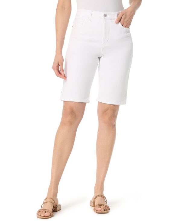 グロリアバンデービルト レディース ボトムス ハーフパンツ・ショーツ ショートパンツ Gloria Vanderbilt Women Amanda Bermuda Shorts Vintage White ホワイト