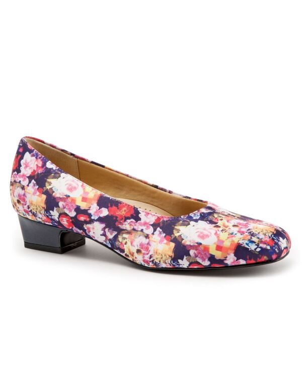 トロッターズ レディース シューズ パンプス Trotters Doris Pump Wash Floral Micro Suede